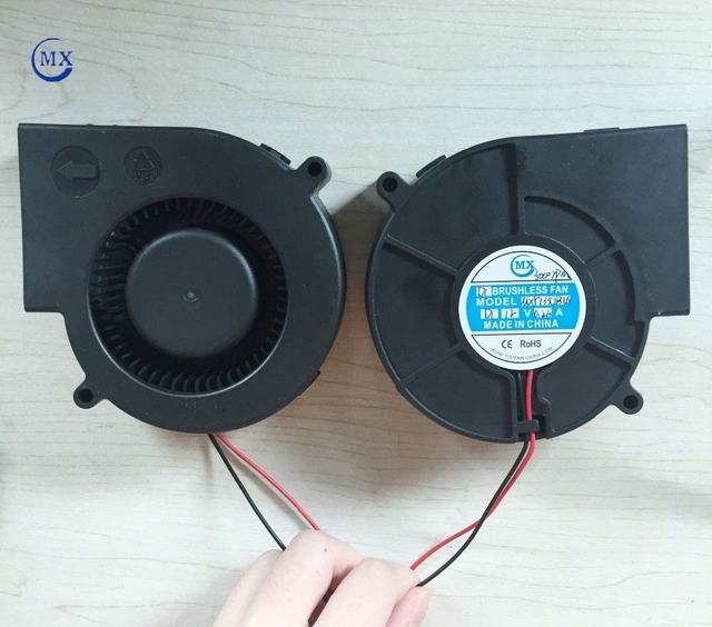 12v Turbine Equipment Cooling Fans Smoke Blower For Air Purifire Plastic Centrifugal