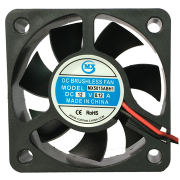 Electric 2 Inch Computer Case Cooling Fans High Resistant 50mm × 50mm × 15mm