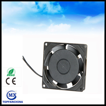 Customized Small 7 Blade AC Brushless Fan Car Ventilation Fans PA-66 UL 94 V-0 Bobbin